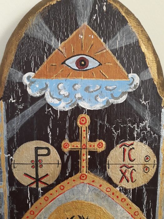 Icoana veche / Pictura pe lemn