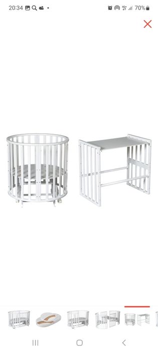 Кроватка трансформер