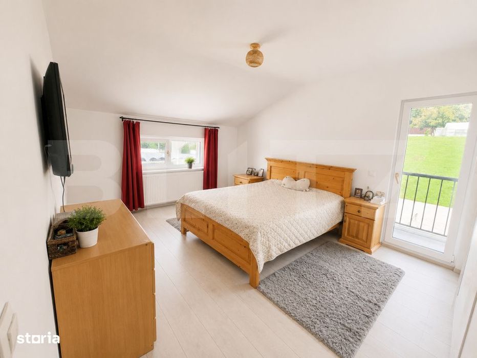Casa P+M, 144 mp, teren 1.458 mp, zona Pucioasa
