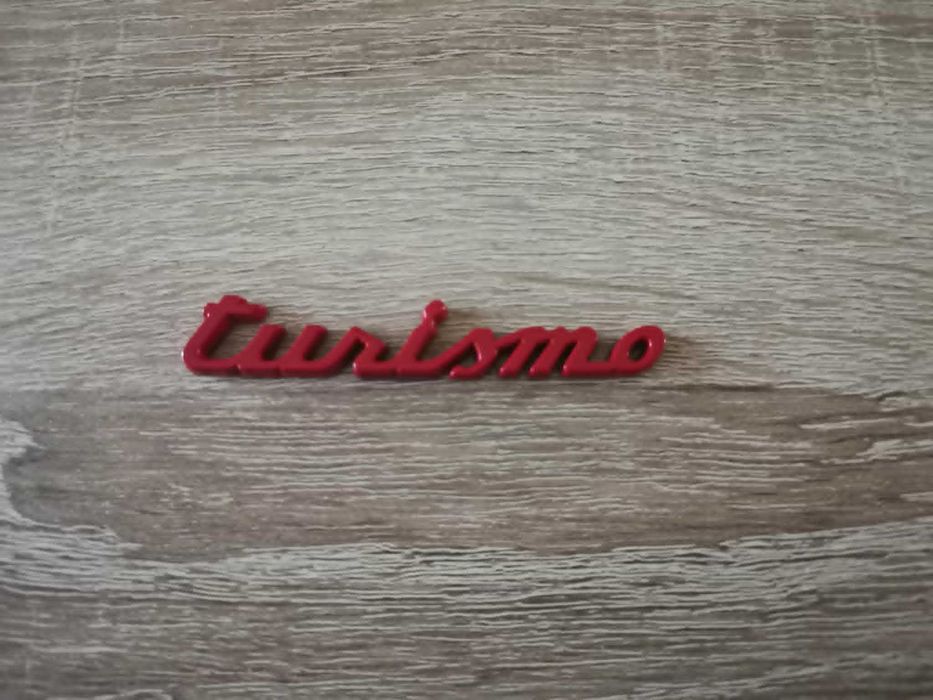 червена емблема Tursimo за ABARTH