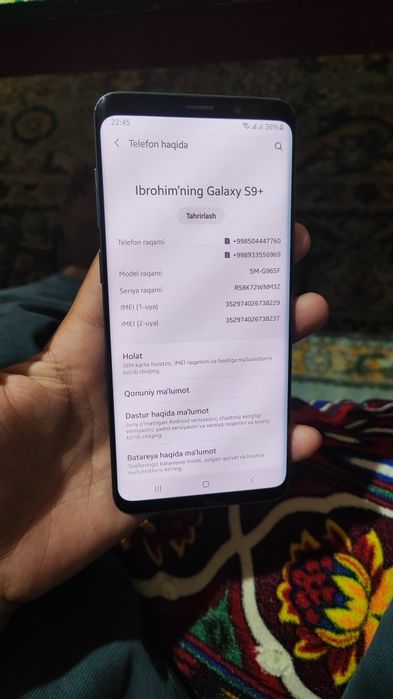 Samsung galaxy s9+