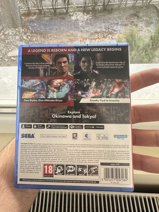 Joc Yakuza Kiwami 3 & Dark Ties  PlayStation 5