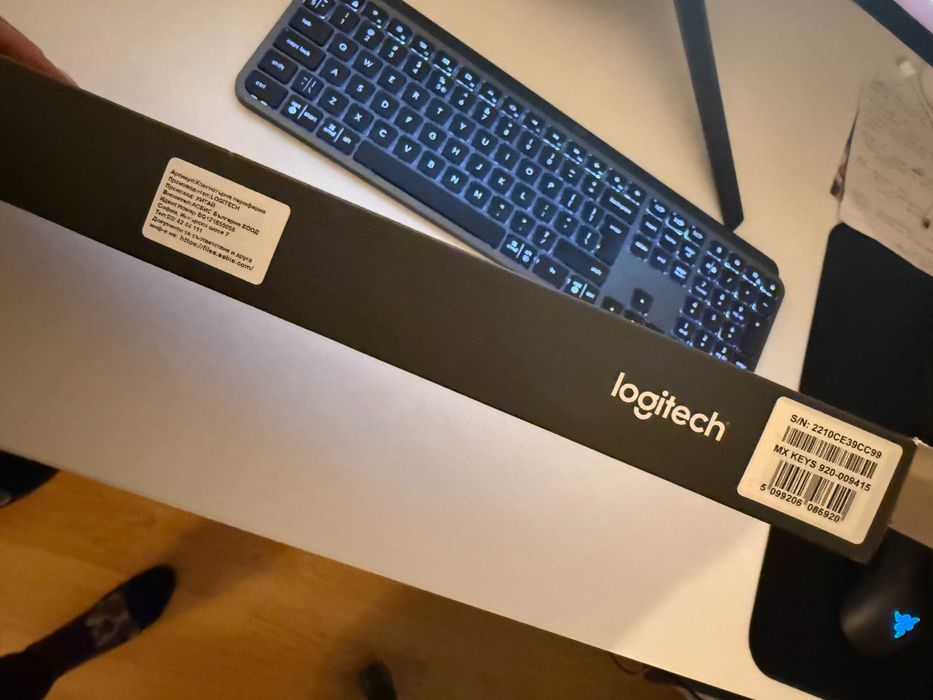 Безжична клавиатура Logitech MX Keys Graphite