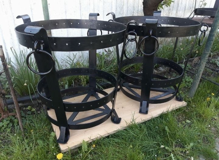 Jardiniera cadru masa fier forjat