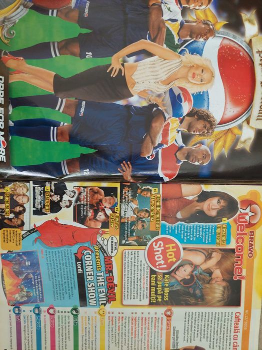 Revista Bravo cu Morandi pe coperta Marius Moga si Randi