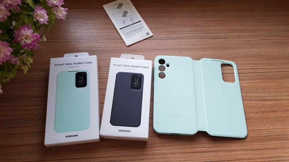 Husa Smart S-View Originala Samsung Galaxy S23 FE Noua!Activa