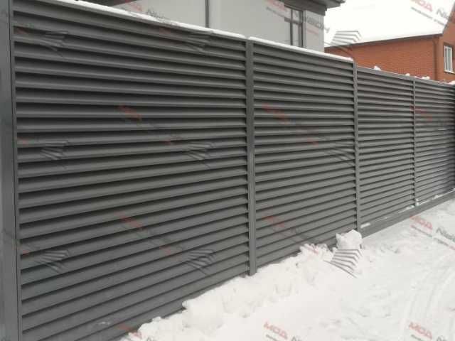 Забор жалюзи еврозабор