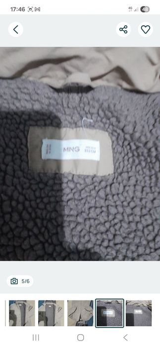 Vand geaca de iarna MANGO marimea 152