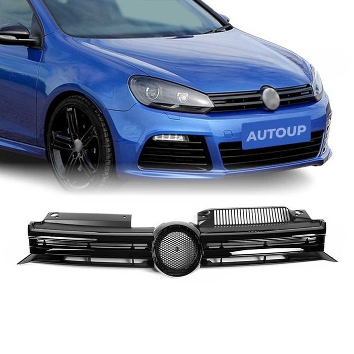 Grila radiator Volkswagen Golf 6 2006-2013 Negru Lucios