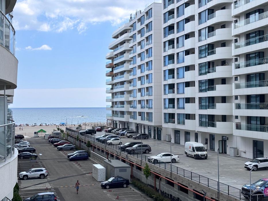 Studio Casa del Mar Mamaia Nord-HUBIX | Vedere mare & lac | Balcon 10 mp | Mobilat, utilat complet