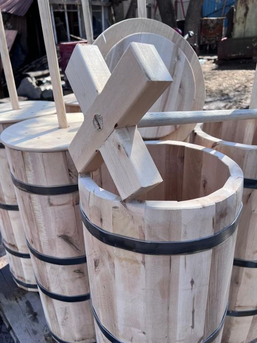 Күбі қайың ағаштан