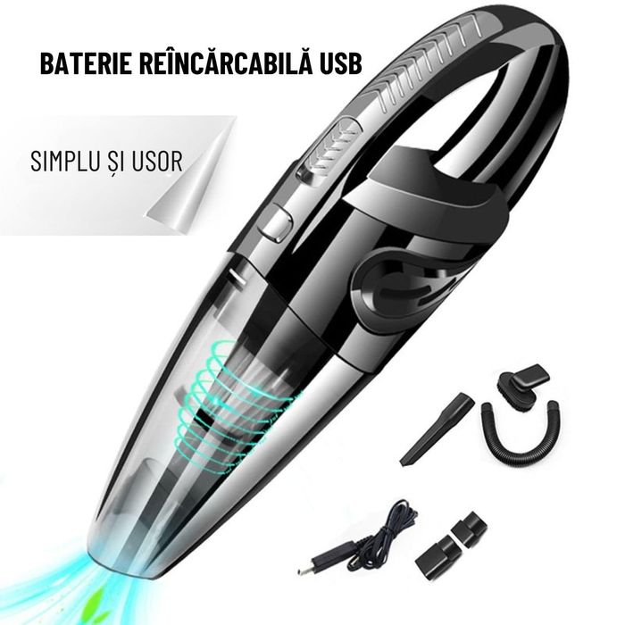 Aspirator portabil multifunctional INOVA®, uz casnic/auto, 120W