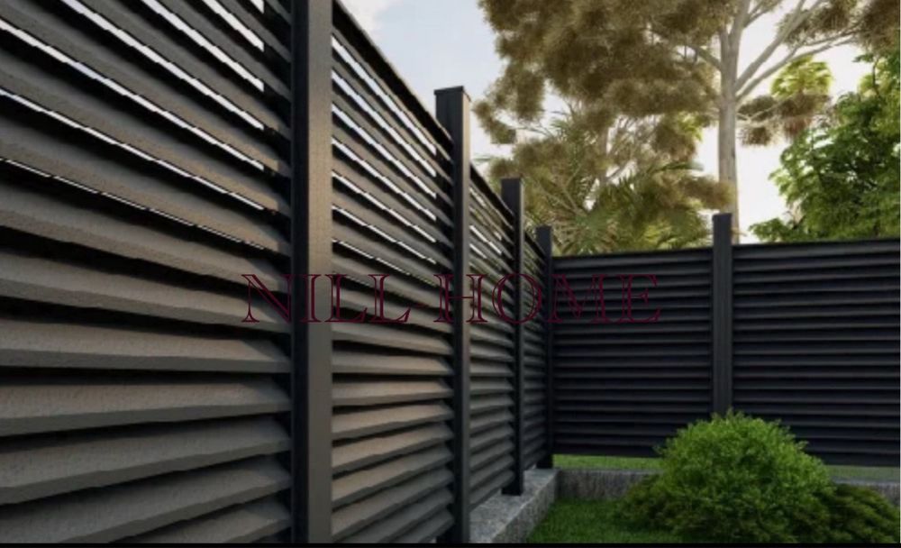 Ограда ( тип-щора ) ЛАМЕЛИ / ПАНА / ВРАТИ / СТЪЛБОВЕ / антрацид