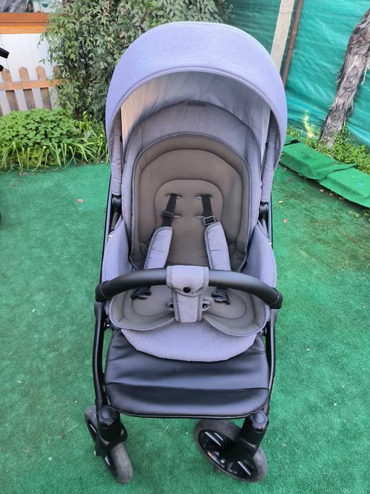 Бебешка количка Buba Zaza 3в1, Dark Grey