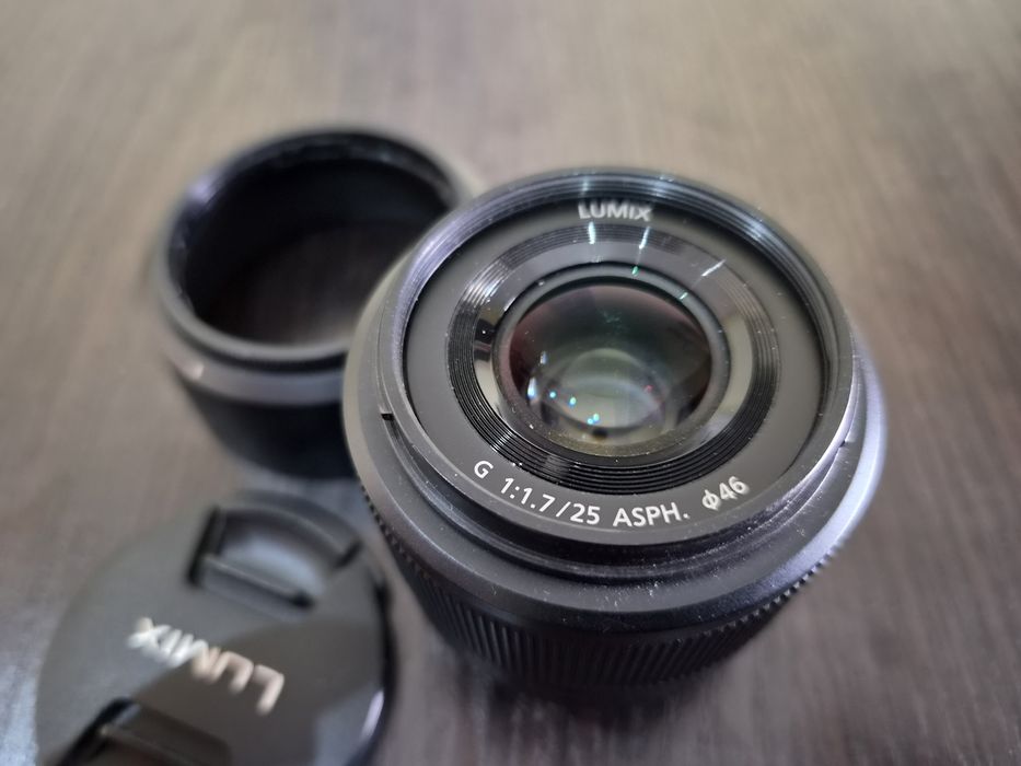 Panasonic 25mm F1.7 Lumix G Obiectiv MFT Negru