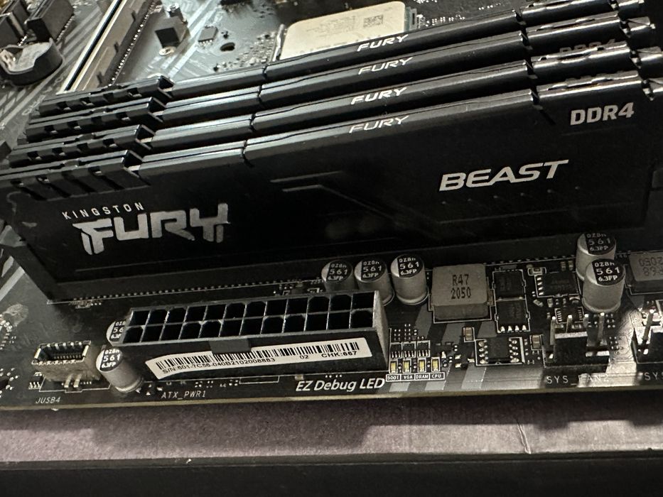 Ryzen 7 5800x + MSI B550-A PRO +32gb(4x8) 3600 DDR4