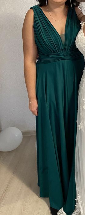 Официална копринена рокля