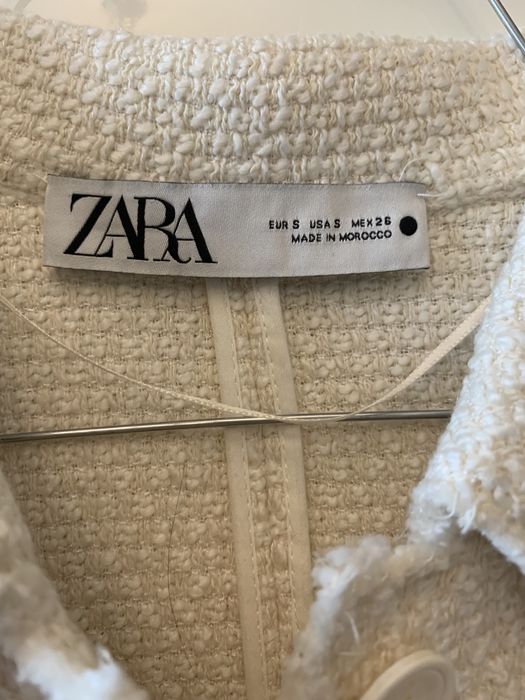 Palton subtire de toamna primavara Zara