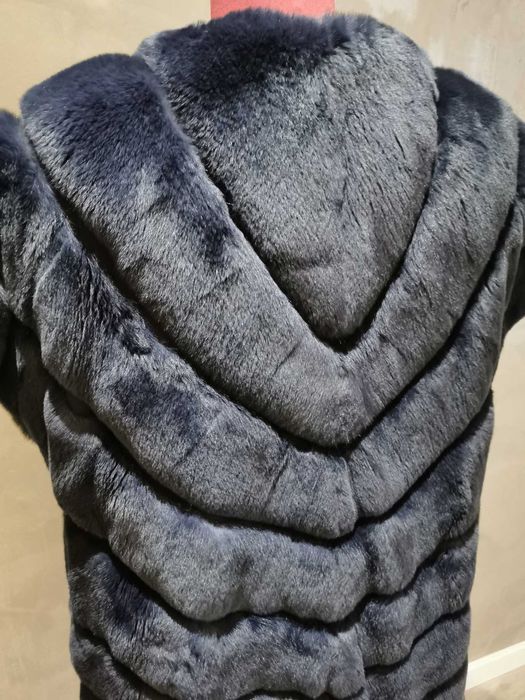 Vesta vulpe naturala, Blue Fox, import italia