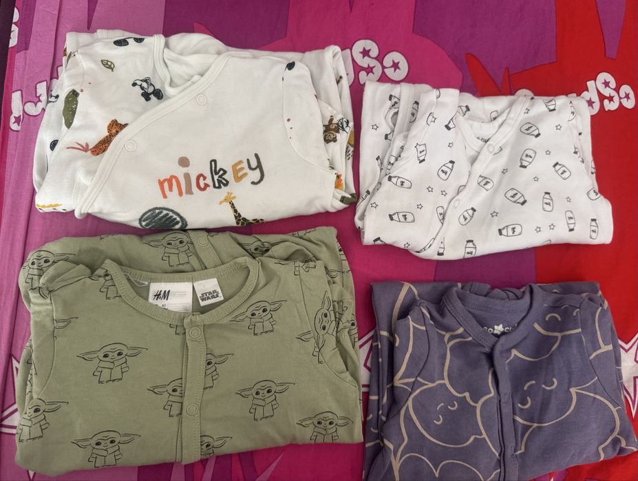 Lot Salopetele/ pijamale 74/ 80