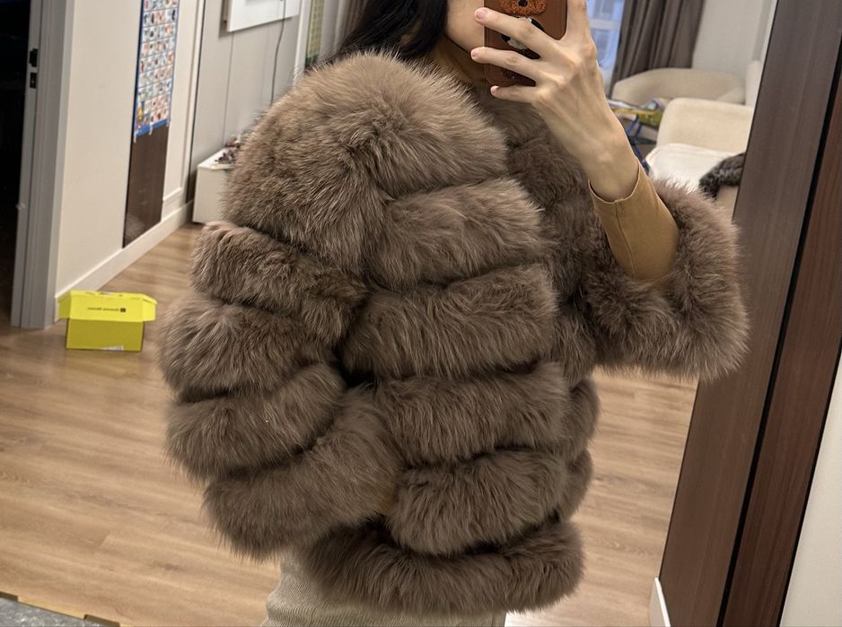 Шуба песец натуралка