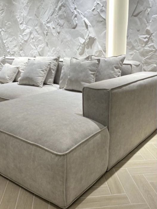 Диван раскладной серый