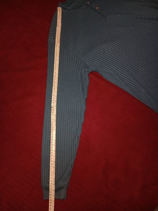 Из США, мужской лонгслив-хенли, из вафельного трикотажа (waffle knit)!