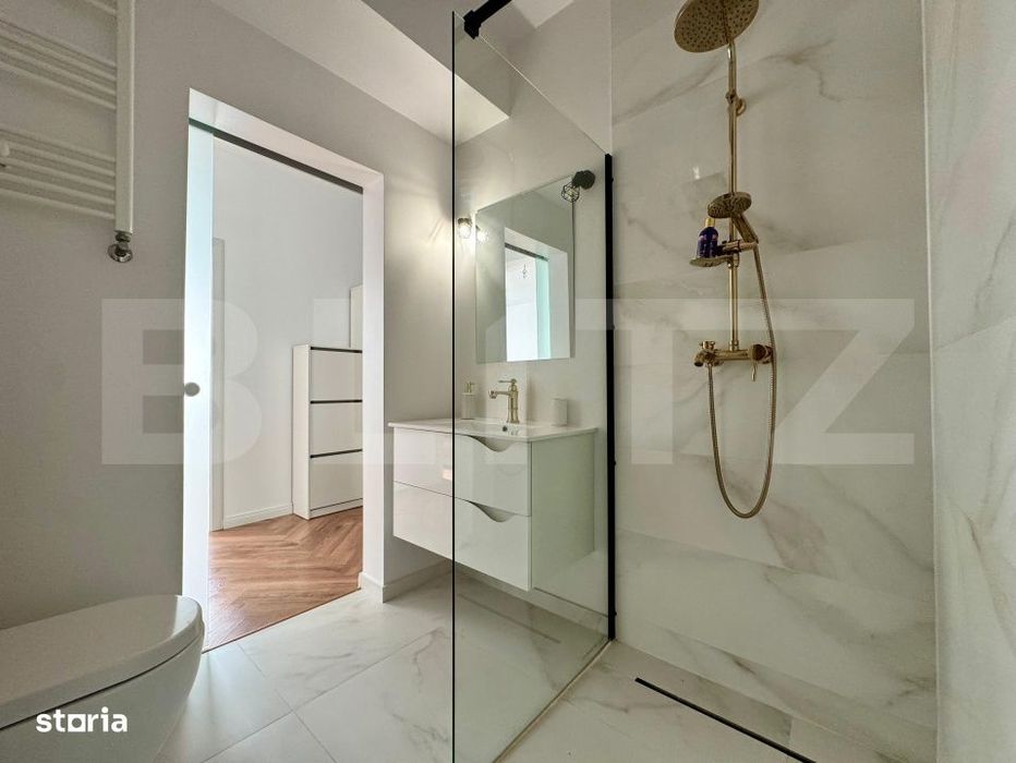Apartament 2 camere, bloc nou, semidecomandat, Prima Onestilor