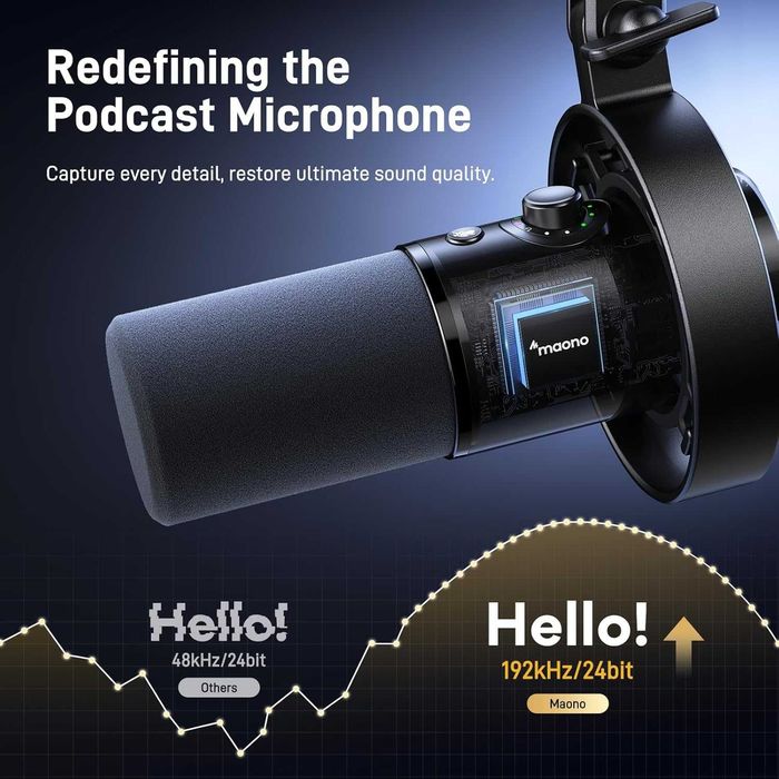 Динамичен микрофон Maono PD300X USB/XLR
