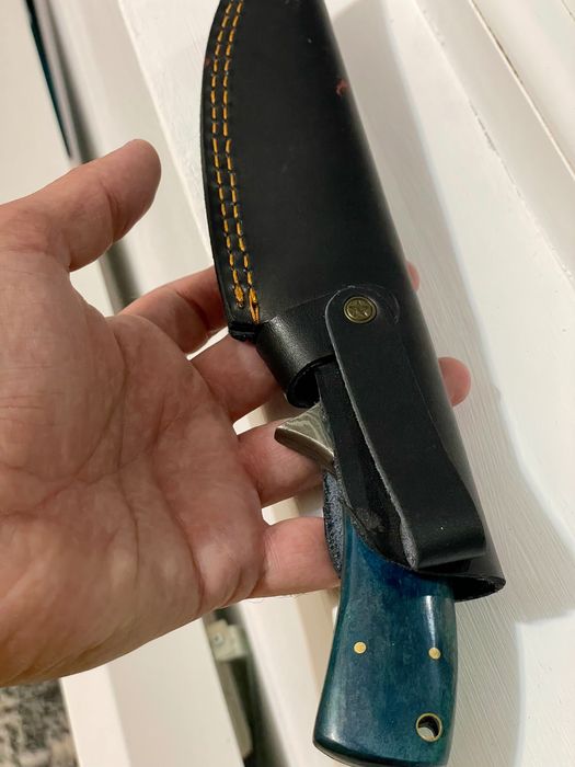 Нож от много слоеве метал Дамаск / Мокуме Гане