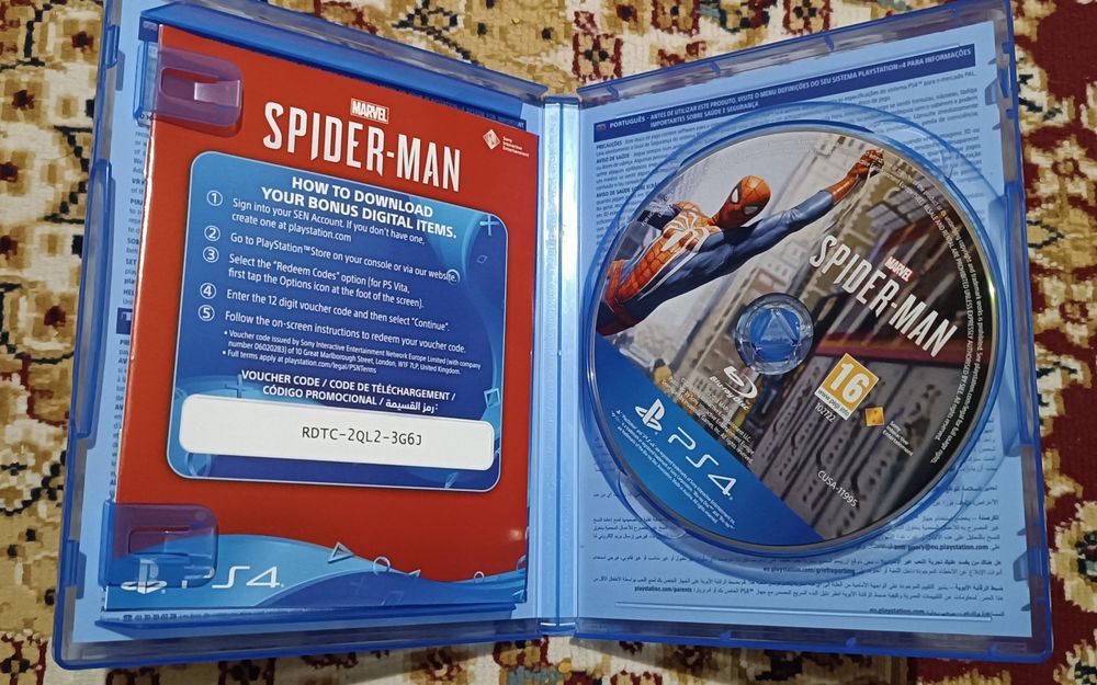 Продается Spider-Man для Playstation 4 !