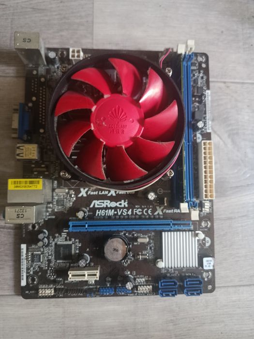 Комплект Core i5-3470 + плата H61 + 4GB DDR3 + охлаждение