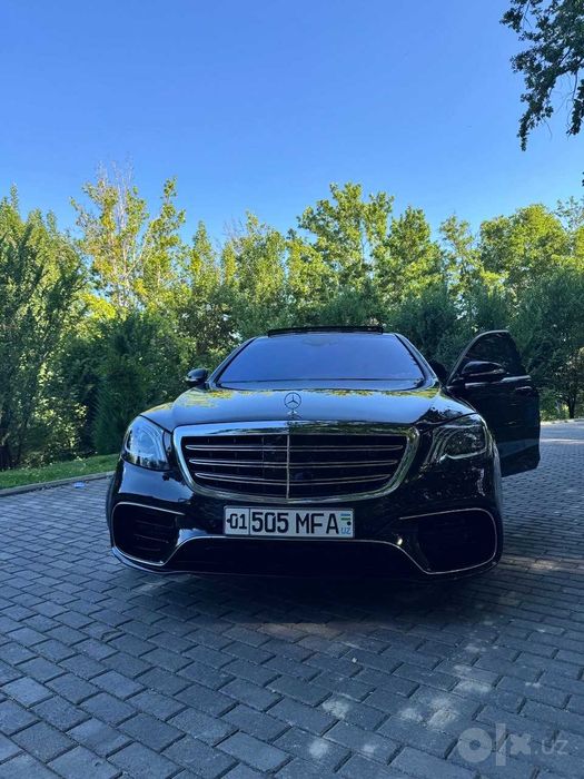 Mercedes-Benz S-Class W222 haydovchi bilan | VIP va biznes transfer