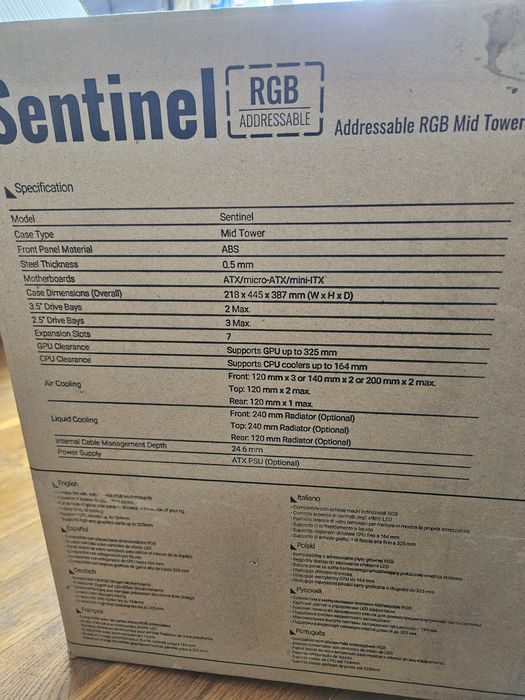 Корпус для ПК Aerocool Sentinel