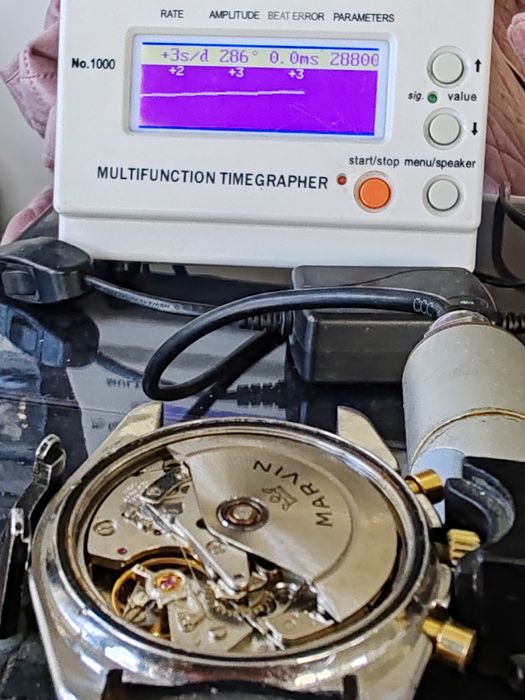 Ceas Marvin Automatic Chronograph Aur-Otel 41 mm