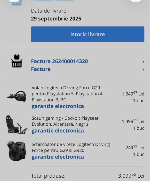 Scaun playstation + volan logitech + schimbator logitech
