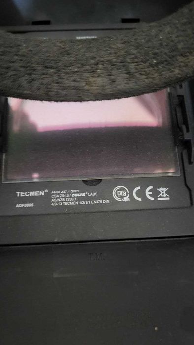Сварочная маска с автоматическим светофильтром (АСФ) Tecmen ADF 800S