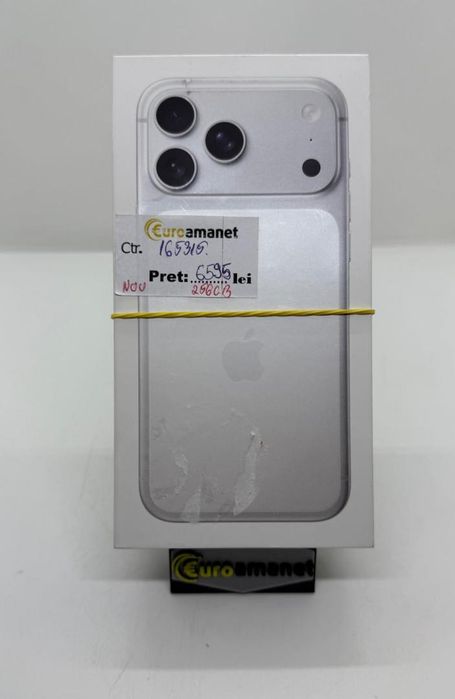 Telefon mobil Apple iPhone 17 Pro Max, 256GB, 5G, Silver, NOU -A-