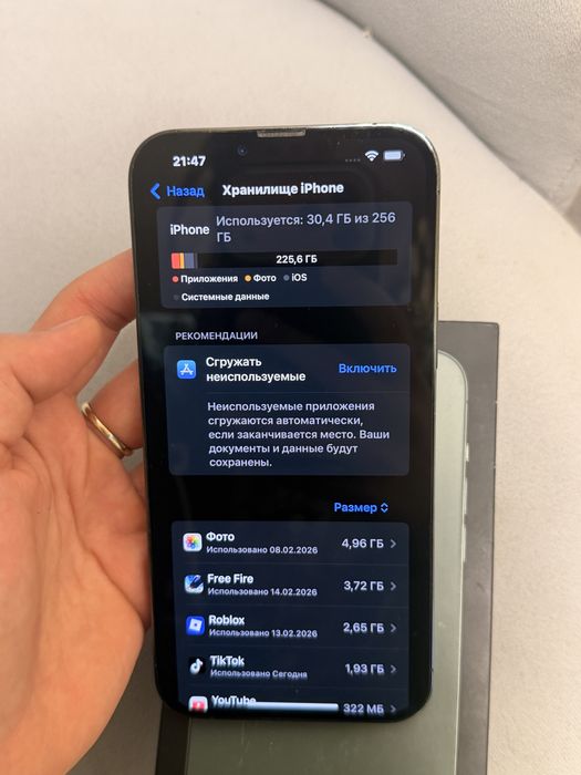 IPHONE 13 PRO MAX 256 GB в зеленом цвете