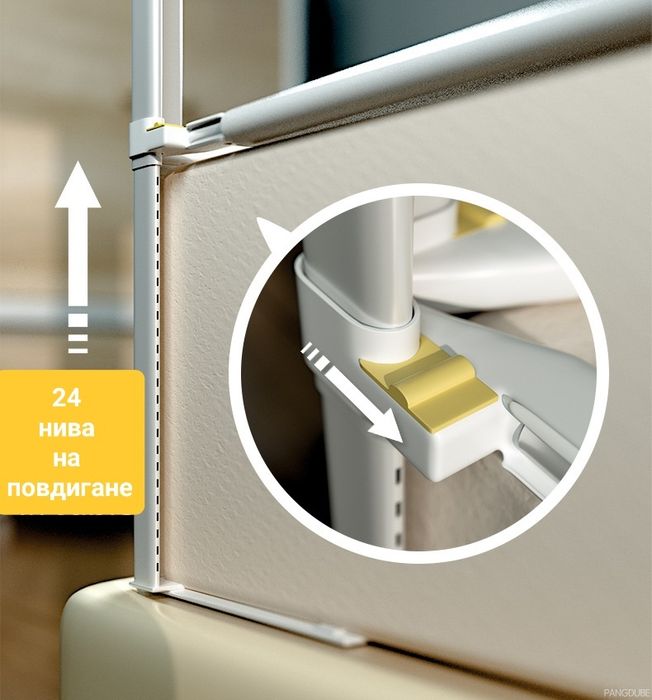 НОВИ! Висока преграда за легло, страница, сваляща / заграждение бебе