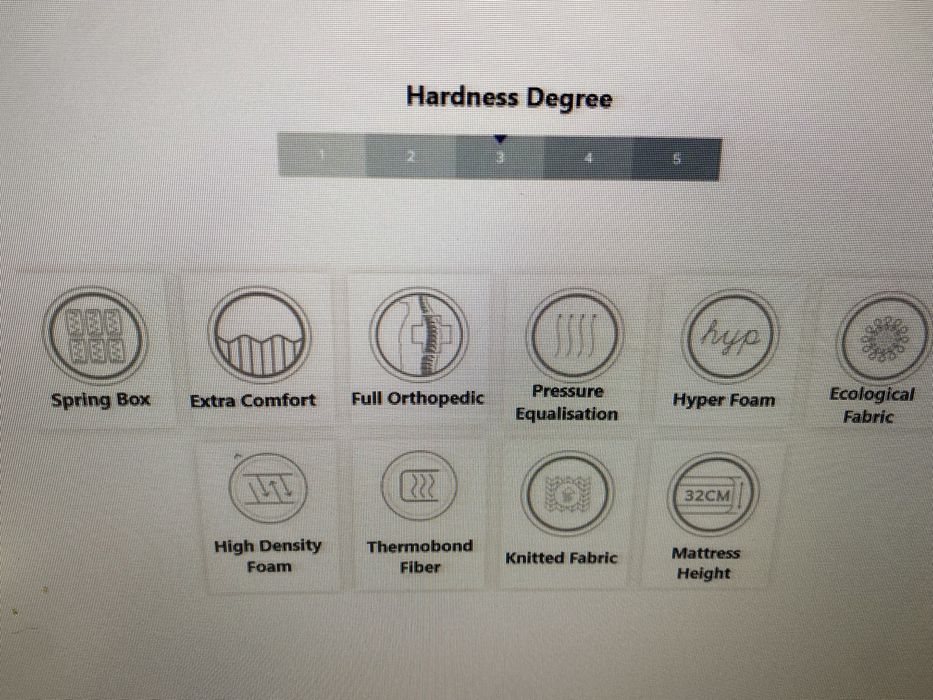 Saltea noua -BABYLON -160x200 Cm