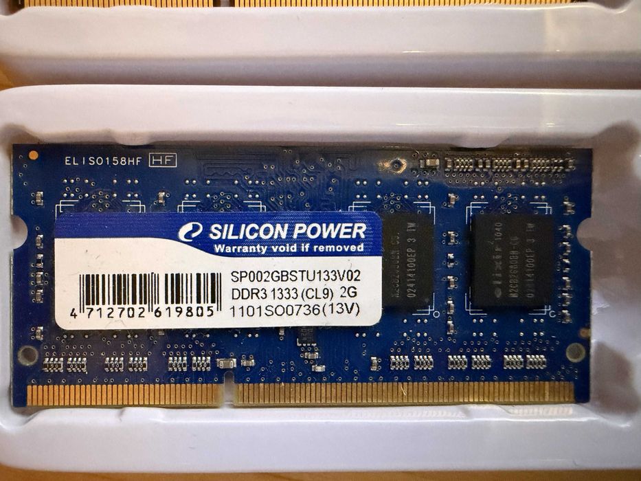 Рам за лаптоп 4GB (2x2GB) DDR3 1333 1.5V