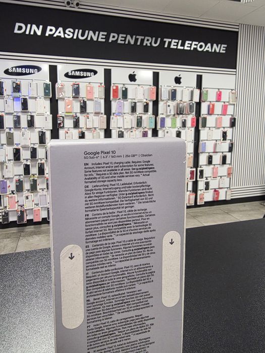 Google Pixel 10 / Obsidian / 256 GB / sigilat / DeluxGSM