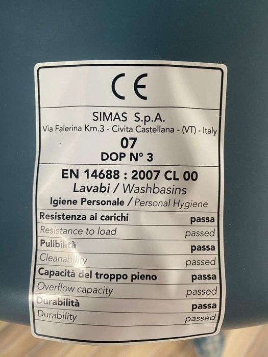 Lavoar de lux 50 cm blue navy