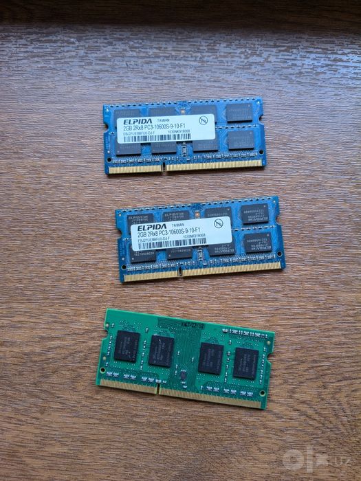 Оперативная память DDR3 8GB комплект (для ноутбука)