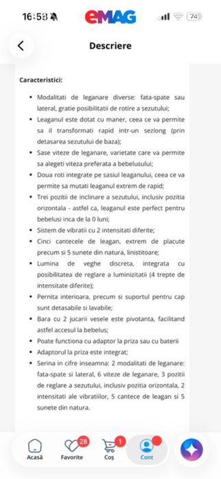 Leagan  bebeluși