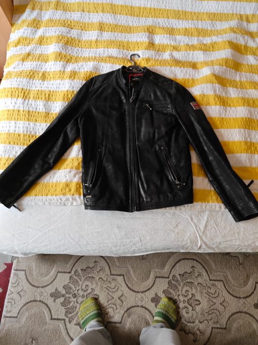 Geacă din piele naturală Pepe Jeans – stare foarte bună