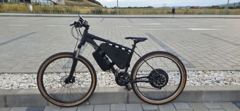 Kit bicicleta electrica( aici se vinde doar kitul mai am un anunt care dau cu tot cu bicicleta)
