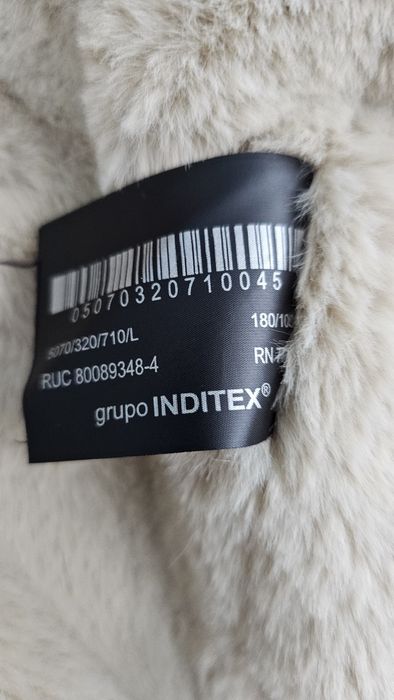 Мъжко зимно яке ZARA, бежово-кафяво, р-р L/42