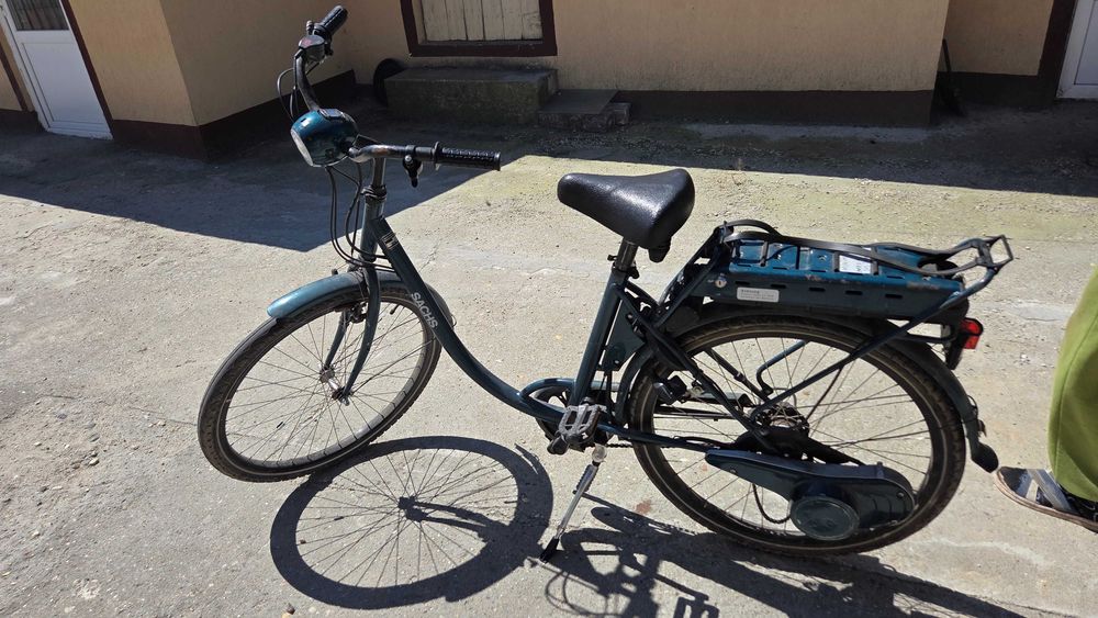 Bicicleta electrica si betoniera